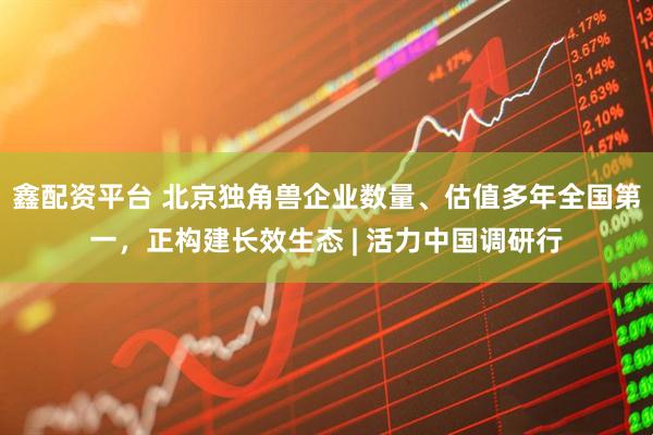 鑫配资平台 北京独角兽企业数量、估值多年全国第一，正构建长效生态 | 活力中国调研行